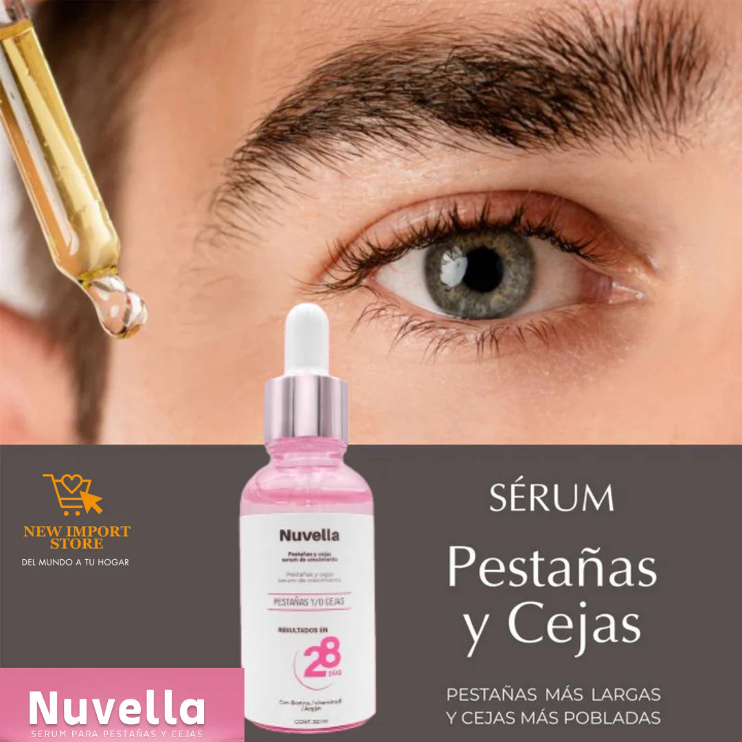 Nuvella - Serum de pestañas y cejas