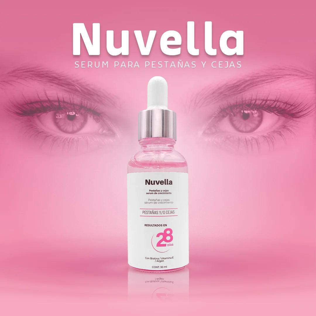 Nuvella - Serum de pestañas y cejas